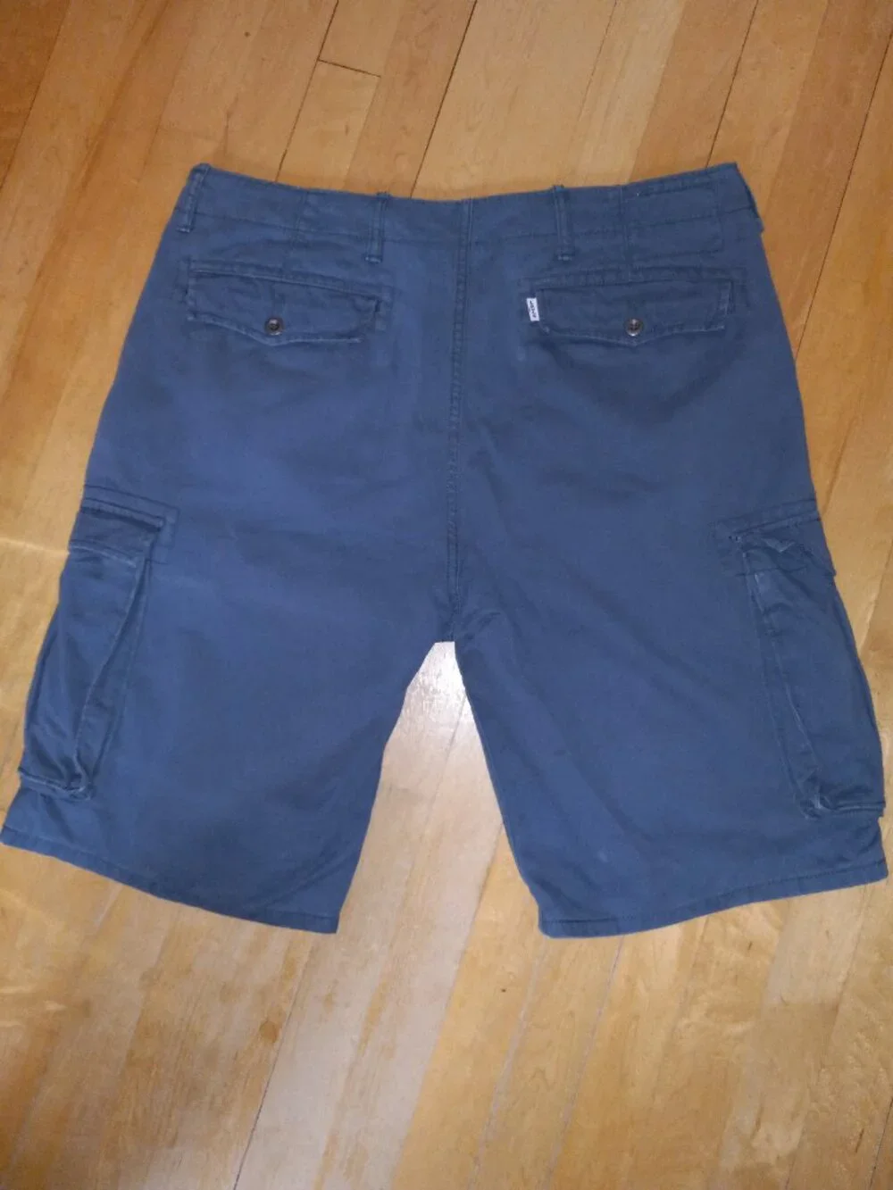 Men's Levi's Cargo Blue Shorts, Short Pants Size 36  Cotton